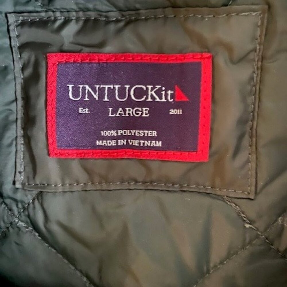 Brand New with Tags - UNTUCKit - Men's Diamond Quilted  Field Jacket - Large